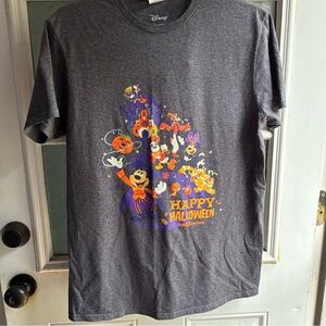 VTG Disney Disneyland Happy Halloween Adults T Shirt Mickey Mouse Pluto Medium